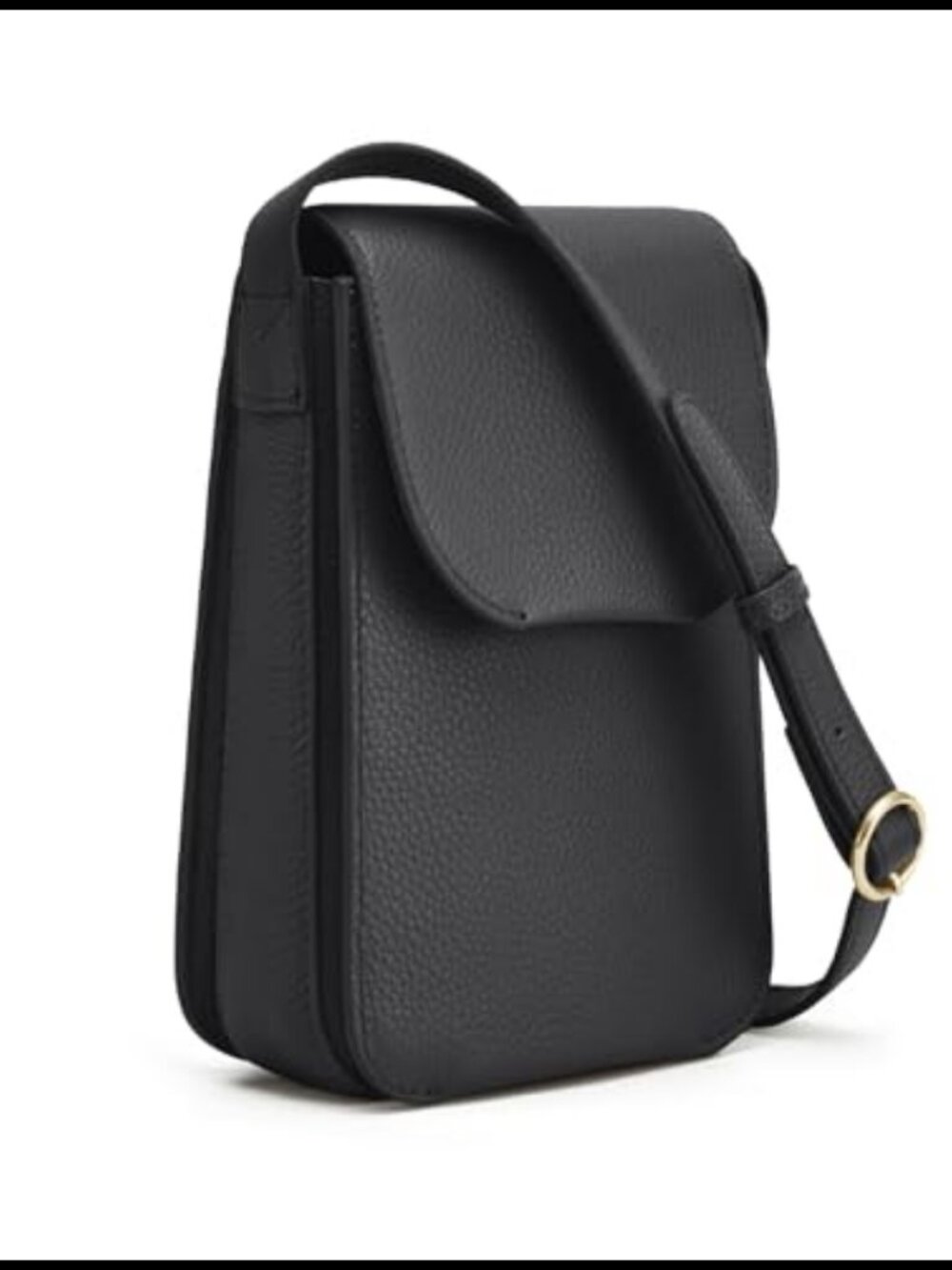 Top Grain Pebbled Cowhide Leather Crossbody Bag Small Phone Purse Wallet
